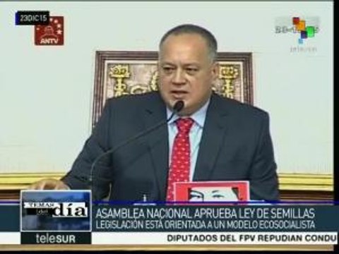 Venezuela: aprueba AN nuevos magistrados del TSJ y la Ley de Semillas