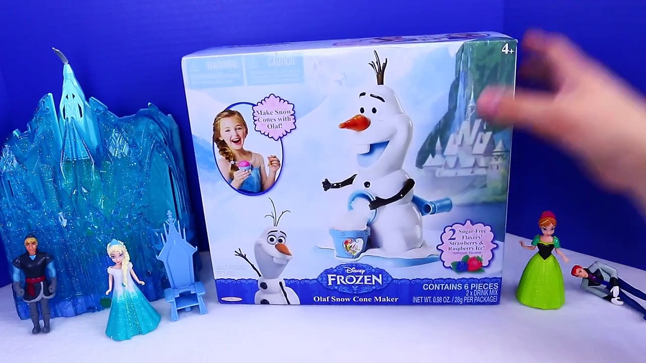 Candy Snow Cone Maker With Disney Frozen Olaf Sprinkles & Licorice DisneyCarToys