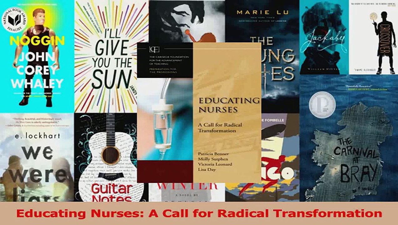 PDF Download  Educating Nurses A Call for Radical Transformation Download Full Ebook