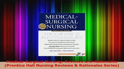 PDF Download  MedicalSurgical Nursing Reviews and Rationales Prentice Hall Nursing Reviews  Read Online