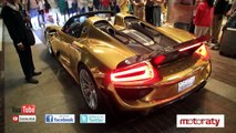 Gold Exotic Super Cars Only In Dubai سيارات فارهة و خارقة بطلاء من الذهب