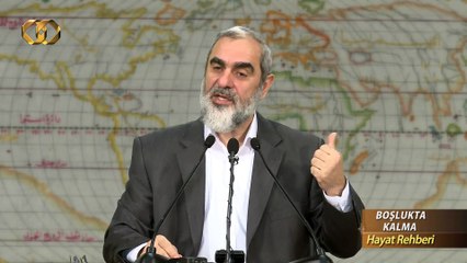 Şeytan seni boşlukta buldu mu, avucunda mandalina gibi ezer.