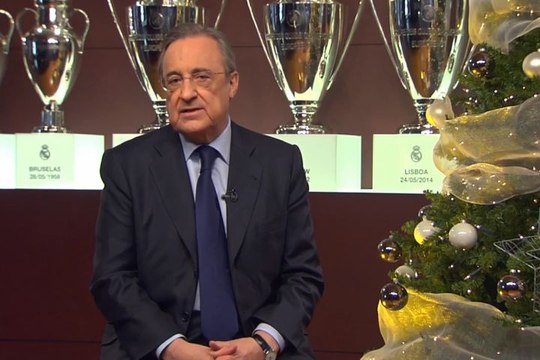 El Real Madrid felicita las navidades a la afición