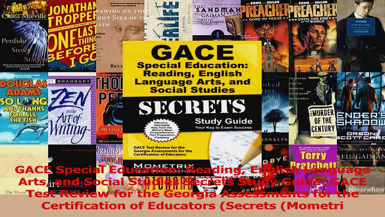 PDF Download  GACE Special Education Reading English Language Arts and Social Studies Secrets Study Read Online
