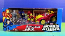 Imaginext Officer Joker Pulls Over Marvel Super Hero Squad Iron Man Cyclops Repulsor Racer