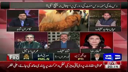 Shehla Raza And Imran Ismail Hot Debate