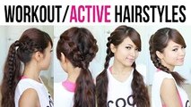 3 Cute Easy And Fun Gym Hairstyles Video Dailymotion