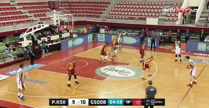 BSL 12. Hafta | Pınar Karşıyaka-Galatasaray Odeabank İlk Yarı