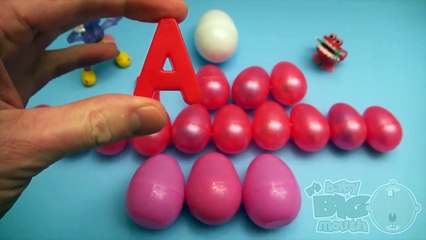 Kinder Surprise Egg Learn-A-Word! Spelling Valentines Day Words! Lesson 11
