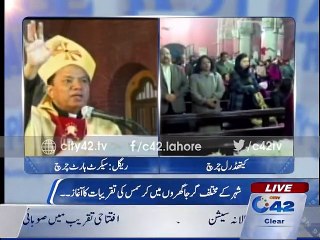 Christmas celebrations in different churches of the city