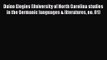 Duino Elegies (University of North Carolina studies in the Germanic languages & literatures