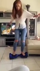 The hoverboard GIRL......Nice try baby...