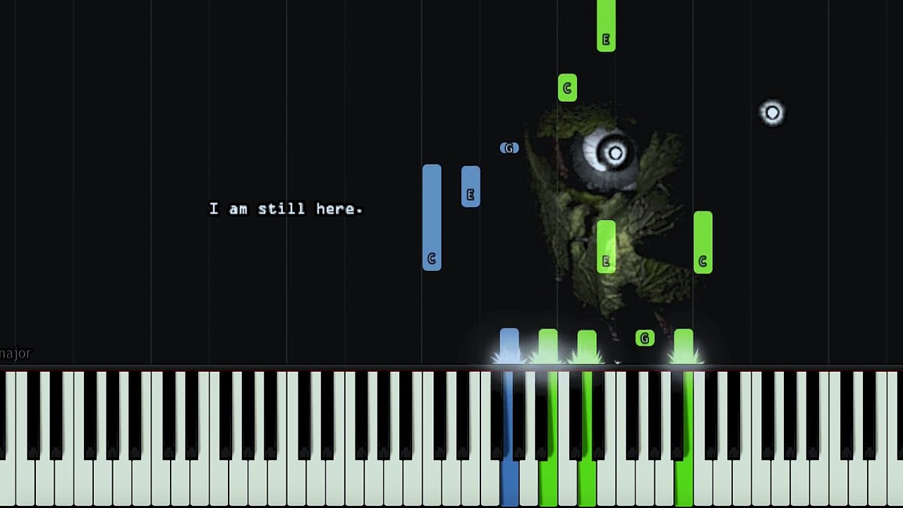 Five Nights At Freddys 3 - Bad Ending | Piano Version