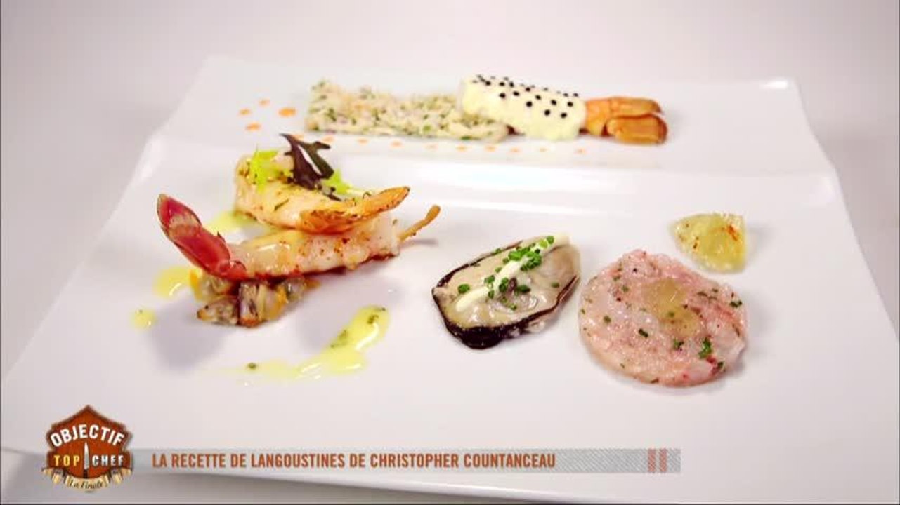 La recette autour de la langoustine de Christopher Countanceau - Vidéo  Dailymotion