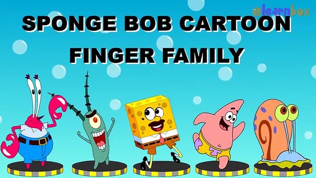 SpongeBob SquarePants Finger Family Song Nursery Rhymes | SpongeBob Songs Cartoon Baby Lea