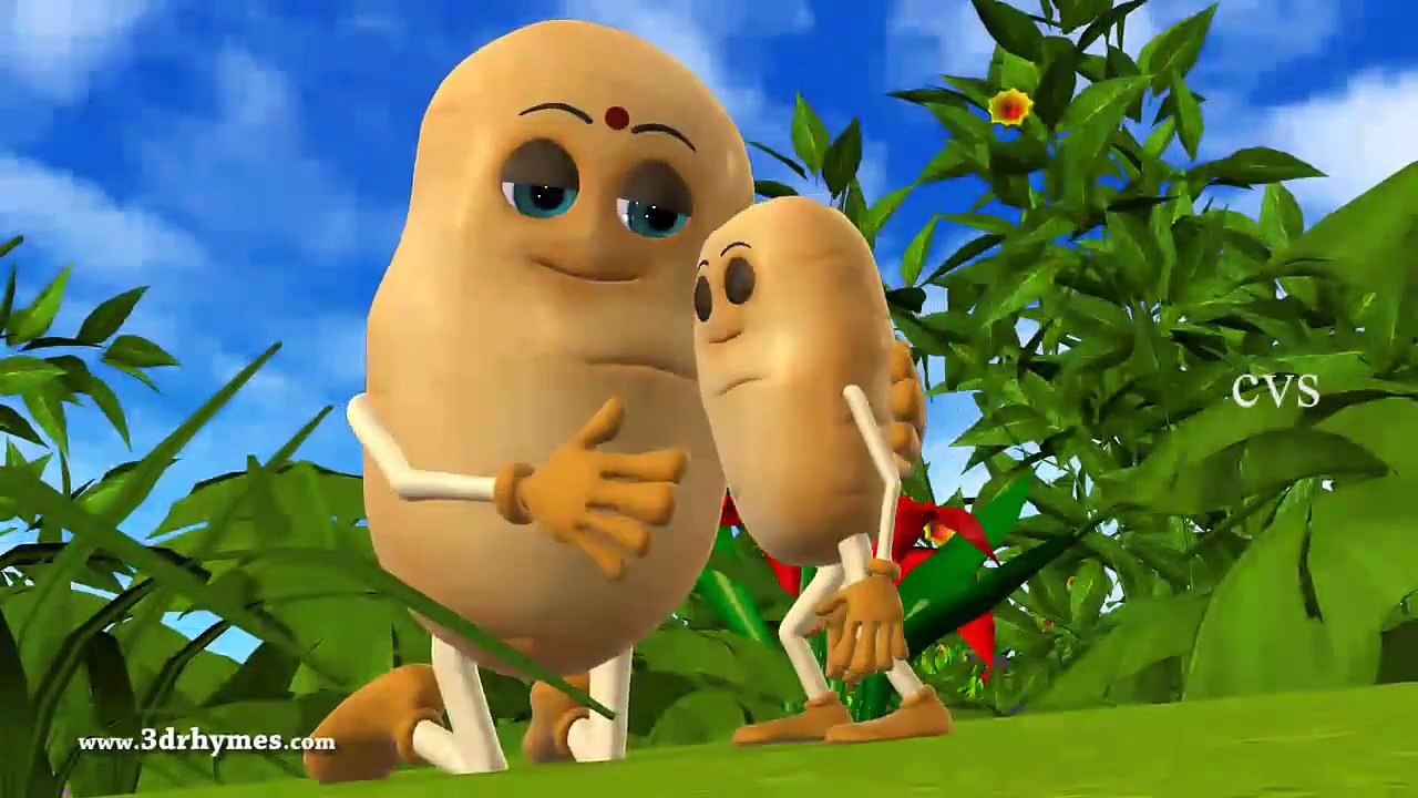 Aloo kachaloo Hindi poem 3D Animation Hindi Nursery rhymes for children (Aalu kachalu beta