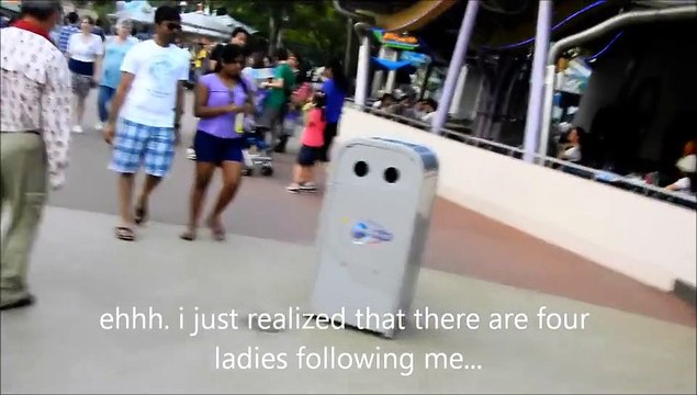 trash Talking Trash Can at Hong Kong Disneyland can