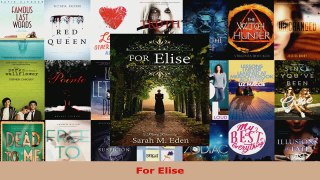 Read  For Elise Ebook Free