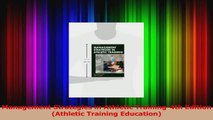Read  Management Strategies in Athletic Training4th Edition Athletic Training Education PDF Online