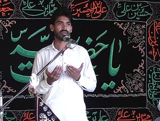 Zakir Murtajiz Nawaz 19th Muhram 1437(2015) Choti Behak Hafizabad