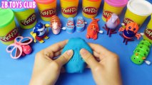 mickey mouse Peppa Pig Play Doh Surprise eggs Mickey Mouse peppa pig