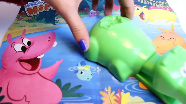 Play Doh Hungry Hungry Hippos Eats Playdoh Fish Hasbro Toys Review Hipopótamo Juguete Plastilina