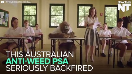 Stoner Sloth Stars In The Worst Anti-Weed PSA Ever