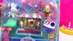 Littlest Pet Shop Ice Cream Frenzy LPS Treat Stand Playset with Little Charmers + Rolleroo