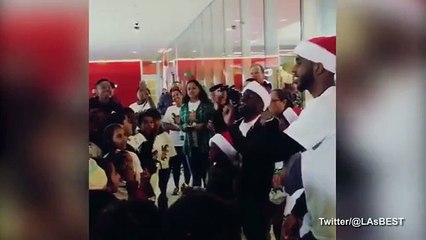 Chris Paul and Kevin Hart send 300 kids on toy spree in LA