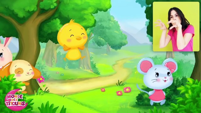 Promenons-nous dans les bois - Comptines à gestes pour bébés - Titounis