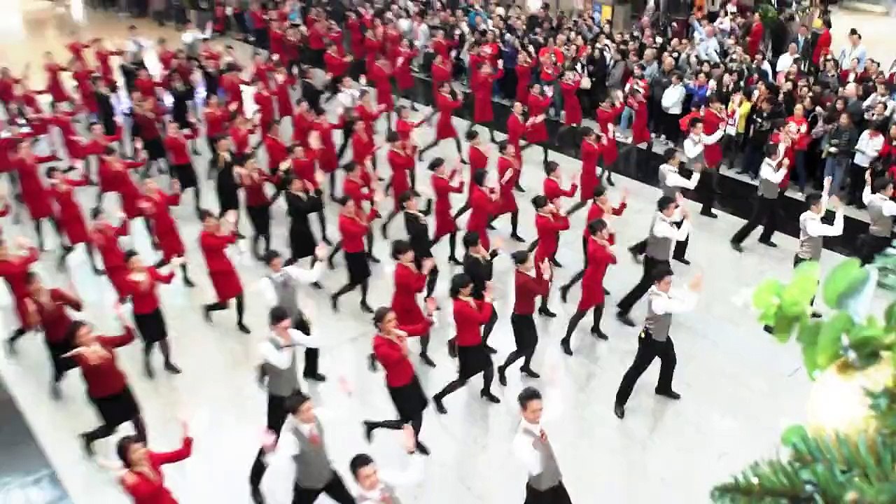 300 flight attendants, airport staff and pilots, for the entire community and world travelers