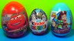 3 surprise eggs! Disney PIXAR Cars surprise egg Kinder surprise STAR WARS Disney PIXAR TOY