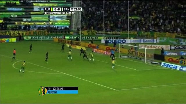 Gol de Sand. Aldosivi 1 - Banfield 0. Final Liguilla Pre Sudamericana 2015. FPT