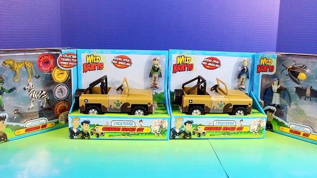 WIld Kratts Creature Rescue Set Chris & Martin Kratt Go On An Animal Safari Adventure