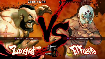 Hagejin (Zangief) vs Pepeday (El Fuerte) - USF4 - TL5A Round9 Battle1