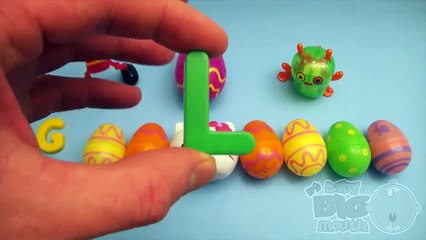 Kinder Surprise Egg Learn-A-Word! Spelling Arts and Crafts Words! Lesson 26