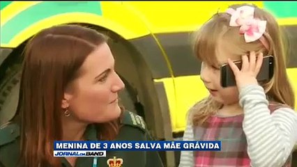girl 3 years old saved his pregnant mother