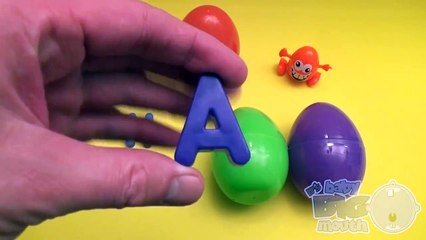 Kinder Surprise Egg Learn-A-Word! Spelling Facial Features! Lesson 6