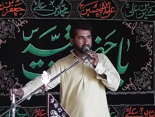 Zakir Shabeer Hussain Kalsan 19th Muhram 1437(2015) Choti Behak Hafizabad