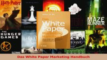 Lesen  Das White Paper Marketing Handbuch PDF Frei