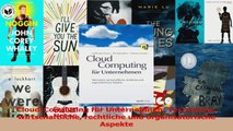 Download  CloudComputing für Unternehmen Technische wirtschaftliche rechtliche und Ebook Frei