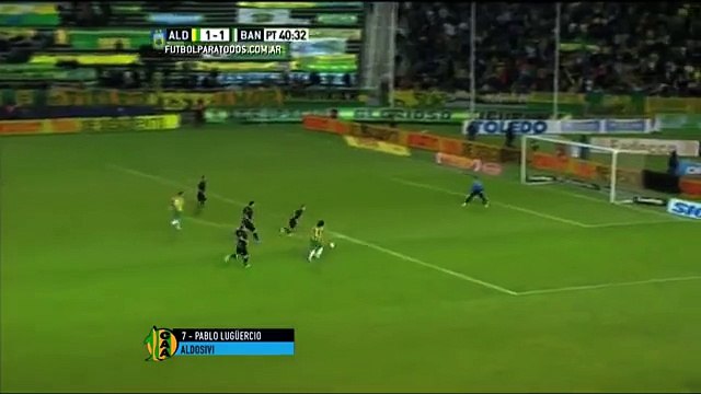 Gol de Lugüercio. Aldosivi 2 - Banfield 1. Final Liguilla Pre Sudamericana 2015. FPT