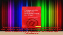 Lesen  Professionelles Direkt und Dialogmarketing per EMail Inhalte richtig formulieren und PDF Online