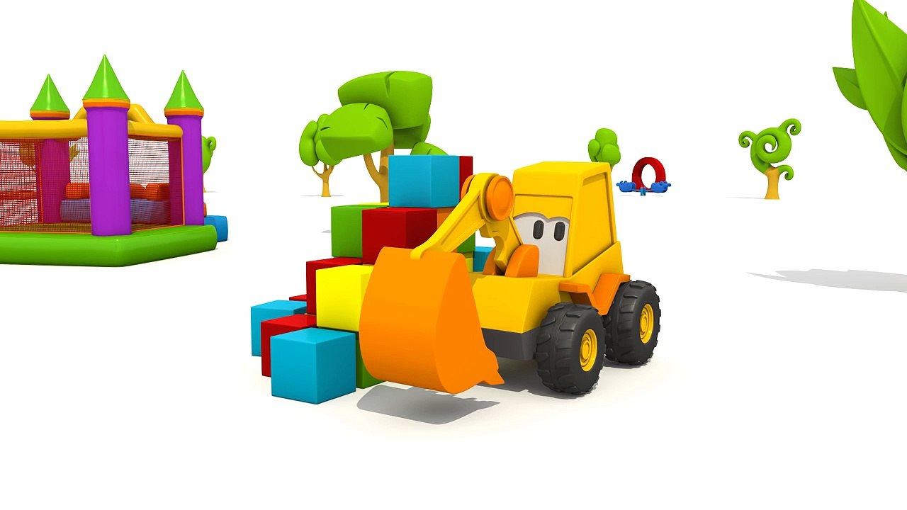 Eğitici çizgi film - Ekskavatör Max - Sürpriz yumurta - Yakıt kamyonu - Türkçe izle