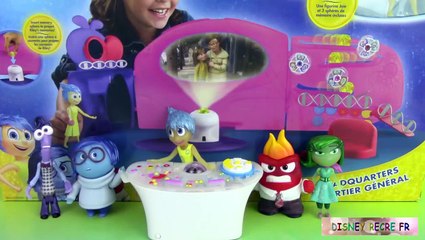 Vice Versa Quartier Général QG avec les 5 figurines Inside Out Headquarters Complete Playset