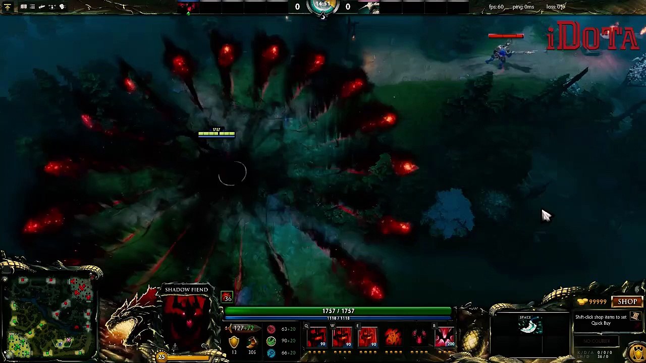 Dota 2 bug REQUIEM OF SOULS distance