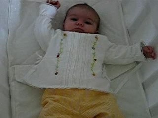 camille dans son berceau