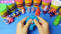 peppa pig Peppa Pig Play Doh Surprise eggs Mickey Mouse surprise eggs