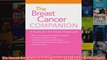 The Breast Cancer Companion A Guide For The Newly Diagnosed