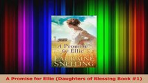 Read  A Promise for Ellie Daughters of Blessing Book 1 Ebook Free